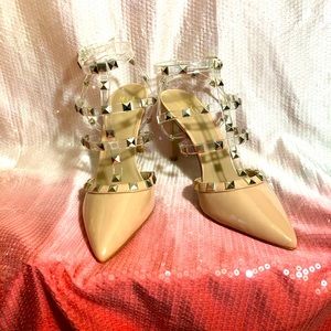 Mix No.6 Liraven strapped heel women’s size 8.5 in Maple Sugar color.